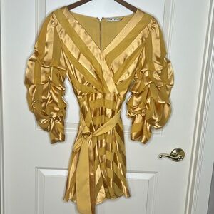 Alice + Olivia Yellow Dress